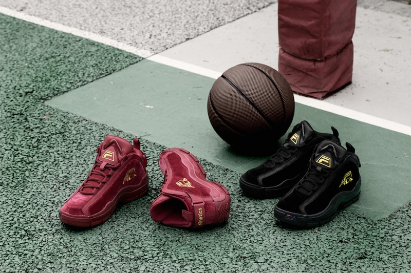 Kinetics FILA 96 GL Velour Pack Black Maroon 2017 November Release Date Info