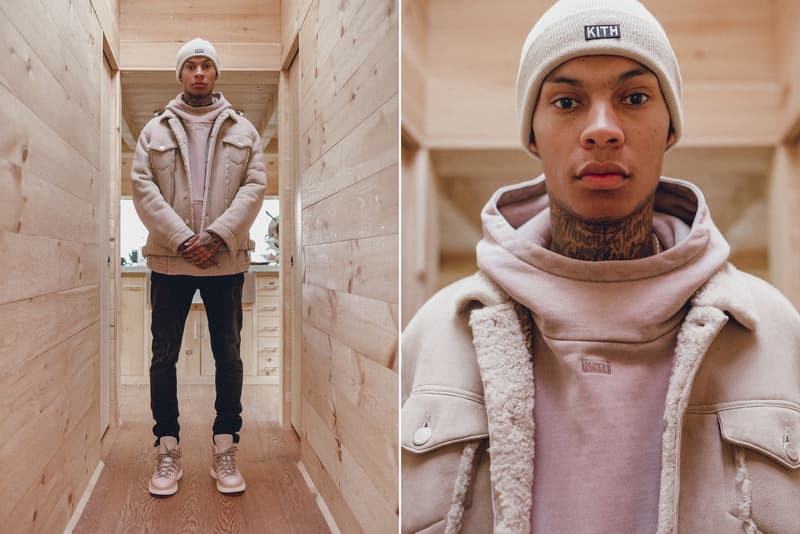 KITH Winter 2017 Lookbook Ronnie Fieg fashion streetwear jacket outerwear coat hoodie camouflage flannel jeans denim Fracap boots hiking