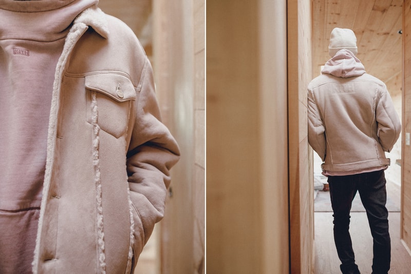KITH Winter 2017 Lookbook Ronnie Fieg fashion streetwear jacket outerwear coat hoodie camouflage flannel jeans denim Fracap boots hiking