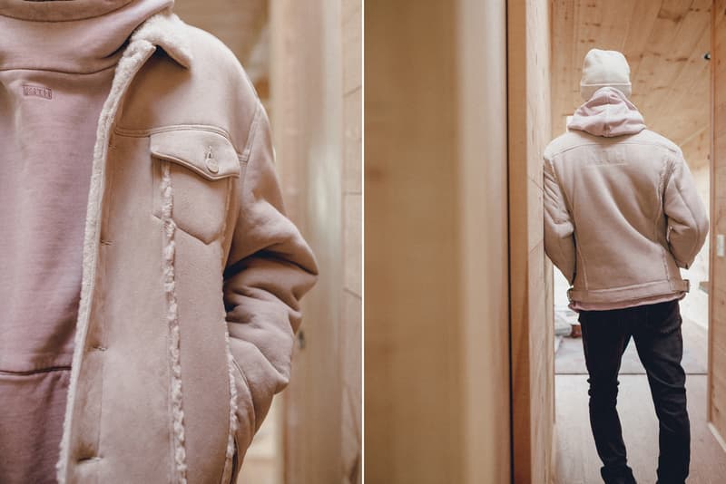 KITH Winter 2017 Lookbook Ronnie Fieg fashion streetwear jacket outerwear coat hoodie camouflage flannel jeans denim Fracap boots hiking
