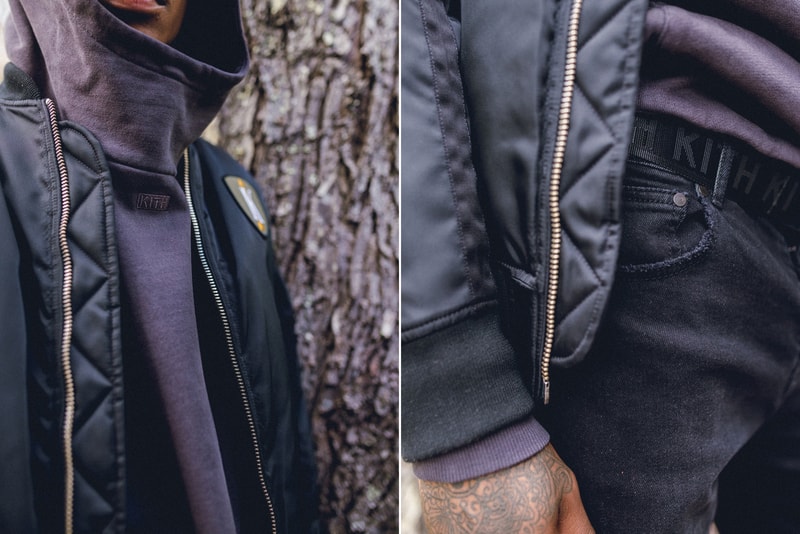 KITH Winter 2017 Lookbook Ronnie Fieg fashion streetwear jacket outerwear coat hoodie camouflage flannel jeans denim Fracap boots hiking