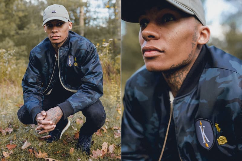 KITH Winter 2017 Lookbook Ronnie Fieg fashion streetwear jacket outerwear coat hoodie camouflage flannel jeans denim Fracap boots hiking