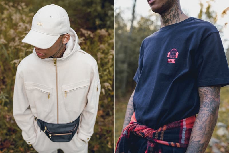 KITH Winter 2017 Lookbook Ronnie Fieg fashion streetwear jacket outerwear coat hoodie camouflage flannel jeans denim Fracap boots hiking