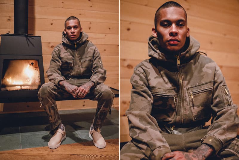 KITH Winter 2017 Lookbook Ronnie Fieg fashion streetwear jacket outerwear coat hoodie camouflage flannel jeans denim Fracap boots hiking