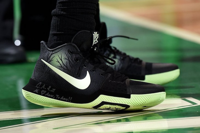 Nike Kyrie 3 Fear PE Kyrie Irving black neon green footwear