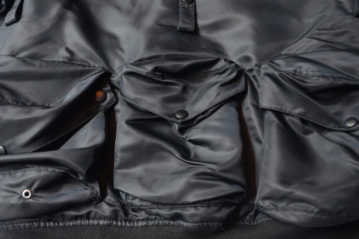 LABRAT PORTER Reversible Multipocketed 13 Pockets MA 1 Bomber Jacket Japan Parachute Reissue 2017 Fall Winter
