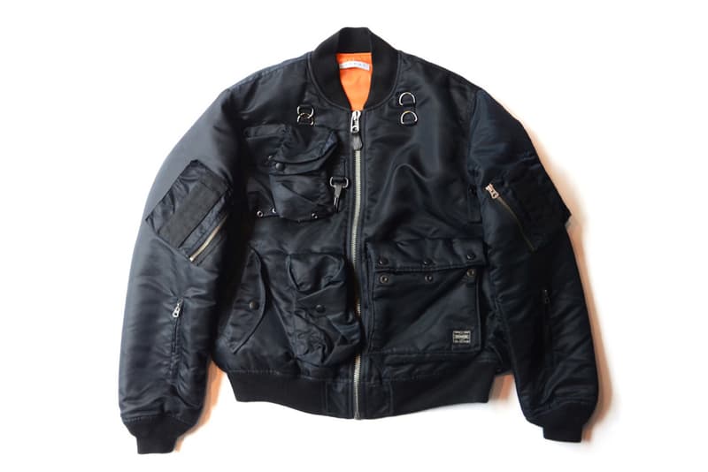 LABRAT PORTER Reversible Multipocketed 13 Pockets MA 1 Bomber Jacket Japan Parachute Reissue 2017 Fall Winter