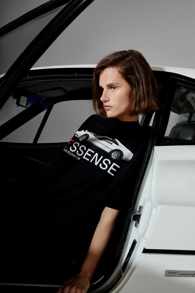 SSENSE L art De L Automobile Lookbook Collection Collaboration 2017 November Release Date Info white Ferrari 308 GTB Carter SEC arthur kar cars essense cover