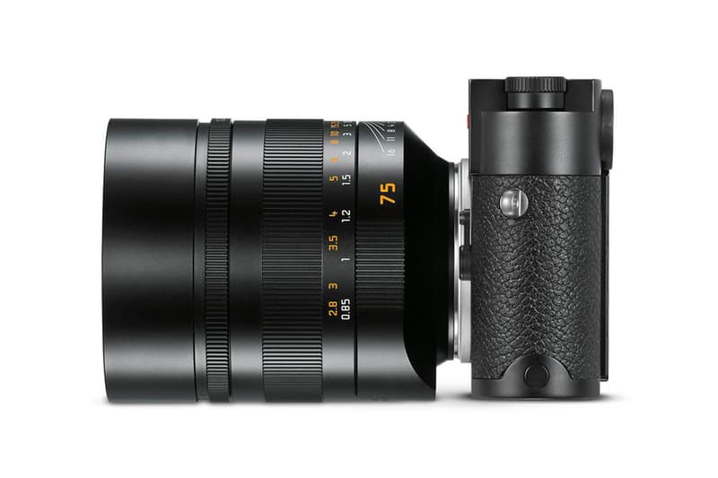 Leica Noctilux M 75 mm f 1 25 ASPH Lens Official Reveal Unveiled 2017 November 29 Price Expensive Portrait Camera $12,500 USD lenses