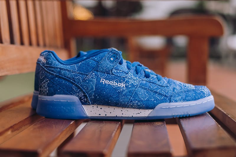 reebok workout low blue