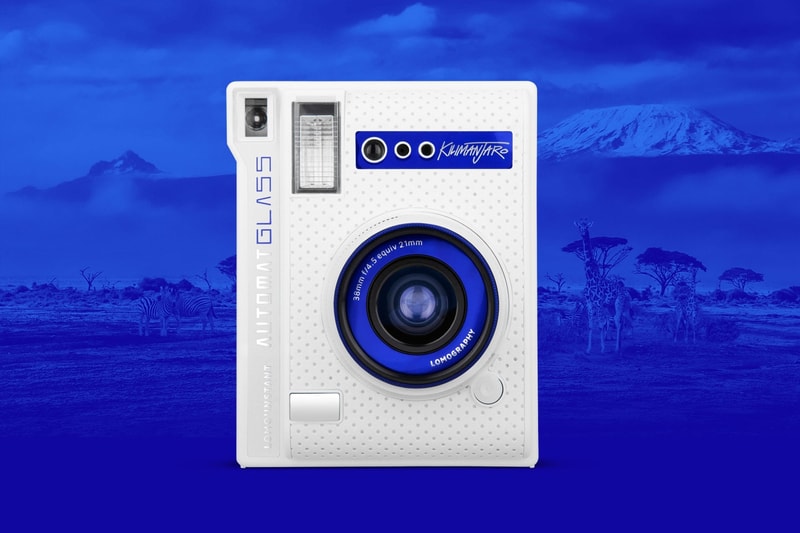 Lomography Lomo'Instant Automat Glass Kilimanjaro Edition Camera White Blue