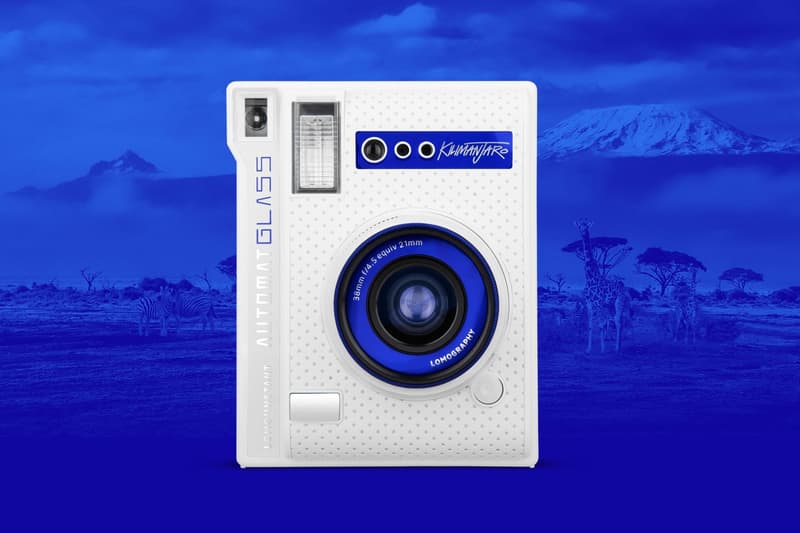Lomography Lomo'Instant Automat Glass Kilimanjaro Edition Camera White Blue