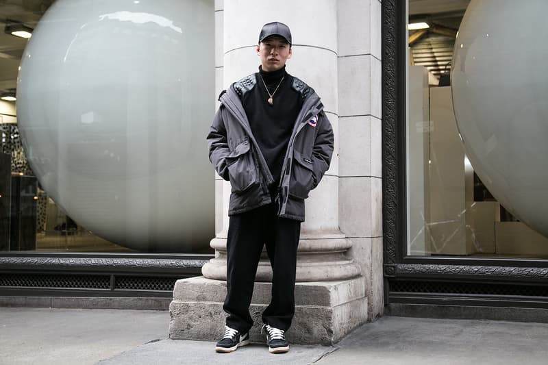 London Street Style Fall/Winter 2017 Autumn/Winter Balenciaga Supreme Off-White YSL Yeezy Louis Vuitton comme des garçons