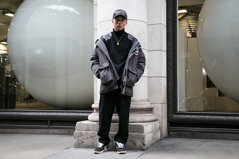 London Street Style Fall/Winter 2017 Autumn/Winter Balenciaga Supreme Off-White YSL Yeezy Louis Vuitton comme des garçons