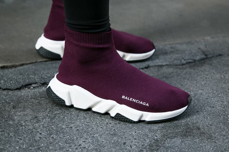 London Street Style Fall/Winter 2017 Autumn/Winter Balenciaga Supreme Off-White YSL Yeezy Louis Vuitton comme des garçons