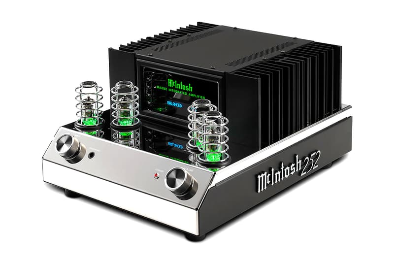 Mcintosh MA252 Integrated Amplifier Speaker black 252 ma green chrome labs laboratory