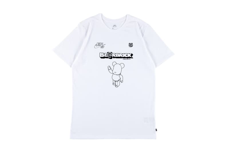 Medicom Toy Nike SB Dunk Low Elite Bearbrick be@rbrick Hoodie T Shirt Cap Hat Black White 2017 November 24 Release Date Info Drop Collaboration Hat Cap Hoodie T-shirt Figure 100% 400% Japan NIKE KICKS LOUNGE OMOTESANDO denim jeans release info date