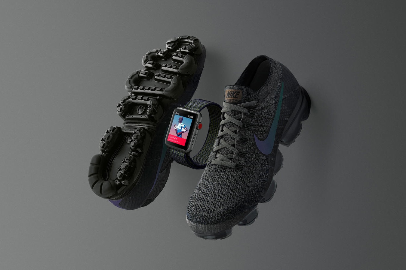 Nike Air VaporMax Midnight Fog Apple Watch Nike Series 3 Release Info Drops November 14 24 27 2017