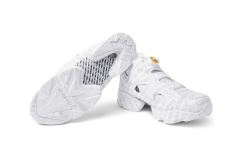MR PORTER Vetements Reebok InstaPump Fury Emoji Logo Demna Gvasalia