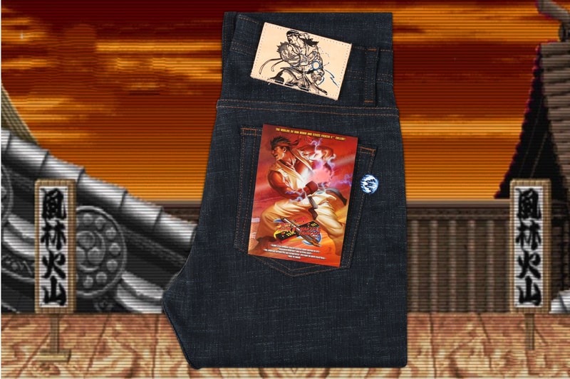 Naked & Famous Capcom Street Fighter Jeans Guile Ryu
