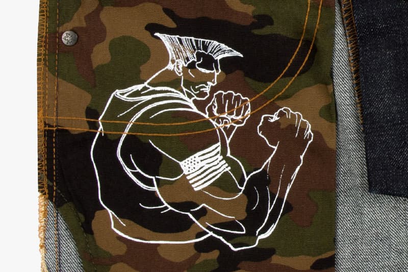 Naked & Famous Capcom Street Fighter Jeans Guile Ryu