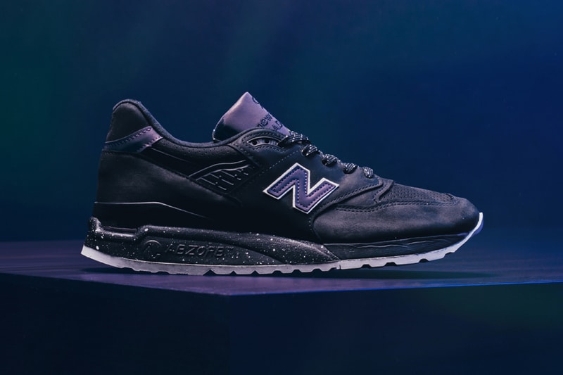 New Balance 998 Made in the USA Northern Lights Black 2017 October 31 Halloween Release Sneakers Shoes Footwear Feature 3M 2017