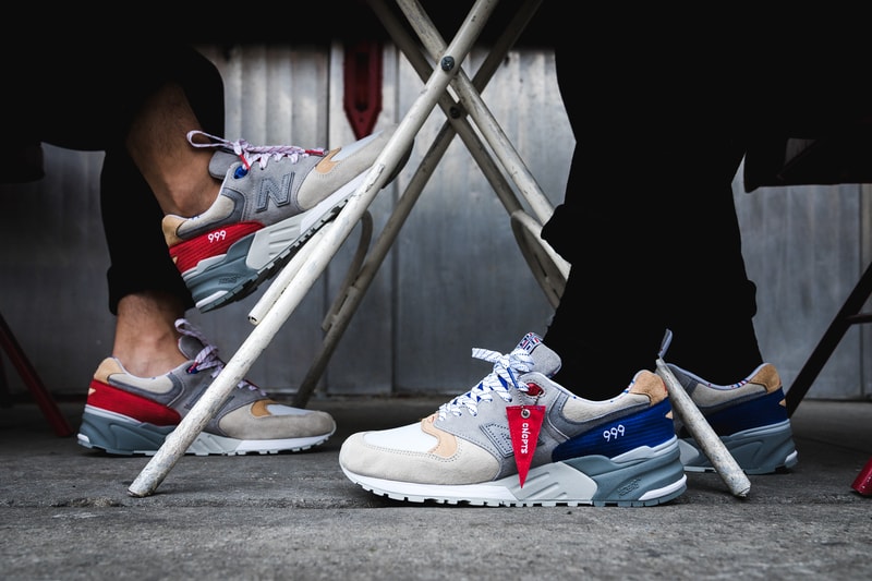 Concepts New Balance 999 Kennedy Hyannis Closer Look Footwear Red White Blue Grey Release Date Info Drops