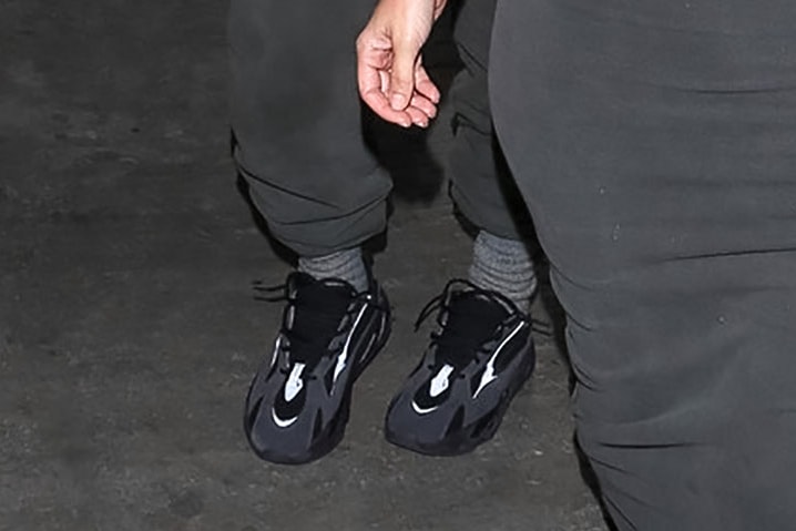 Kanye West YEEZY Wave Runner 700 black reflective footwear fashion Kim Kardashian