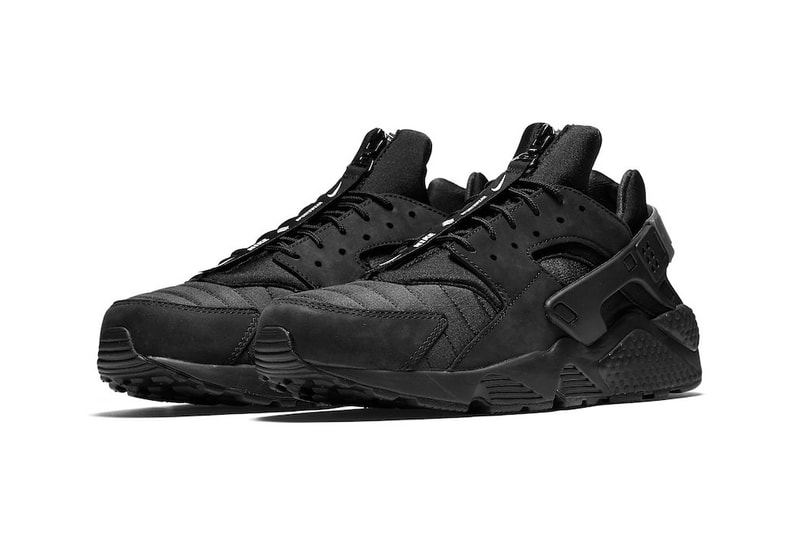 Nike Air Huarache Run City Series NYC in Black White Triple Black