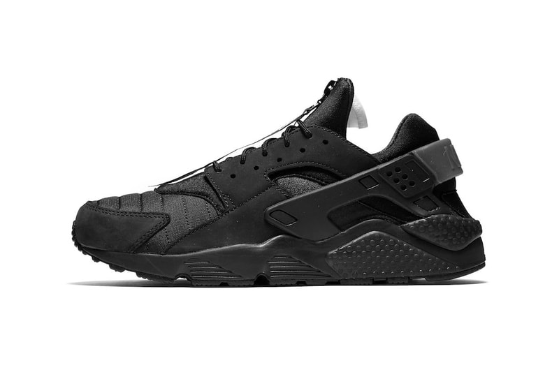 Nike Air Huarache Run City Series NYC in Black White Triple Black