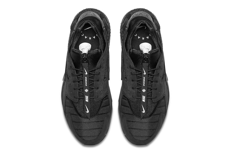 Nike Air Huarache Run City Series NYC in Black White Triple Black