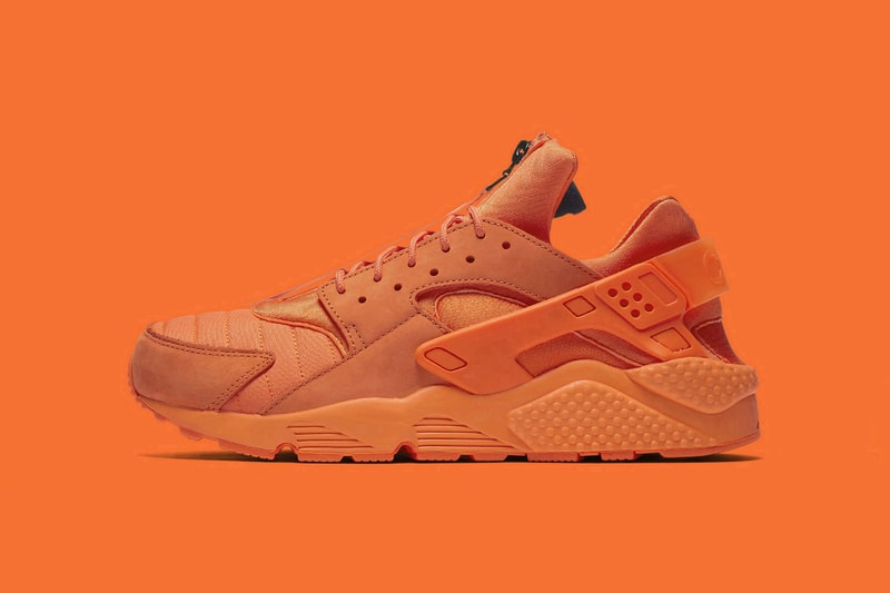 Nike Air Huarache Run QS Chi Chicago Orange Navy Zip Sneakers Shoes Footwear 2017 November 18 Release Date Info