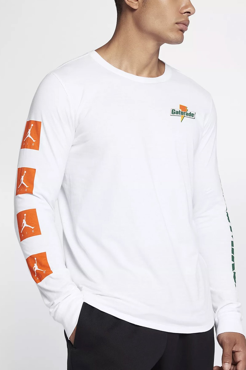 Nike Air Jordan Gatorade Apparel Collection lookbook