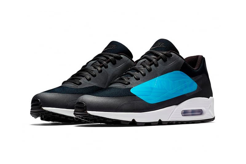 Nike Air Max 90 Big Logo Black Laser Blue Release
