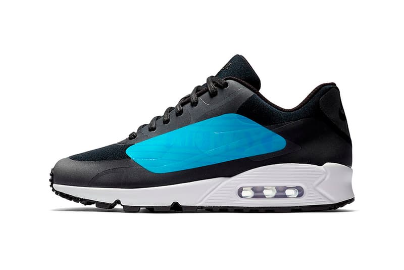 Nike Air Max 90 Big Logo Black Laser Blue Release