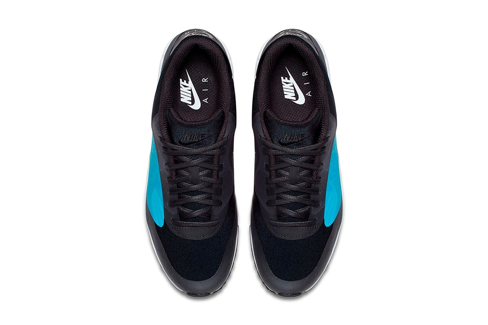 Nike Air Max 90 Big Logo Black Laser Blue Release