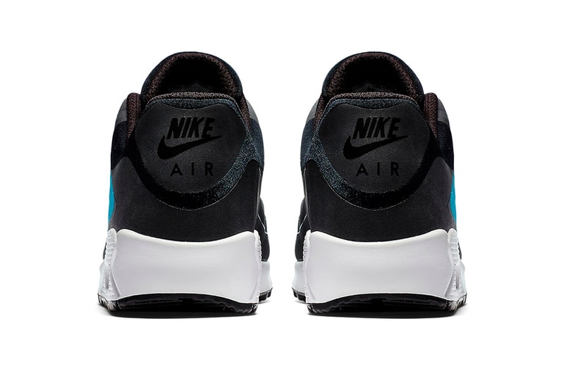 Nike Air Max 90 Big Logo Black Laser Blue Release