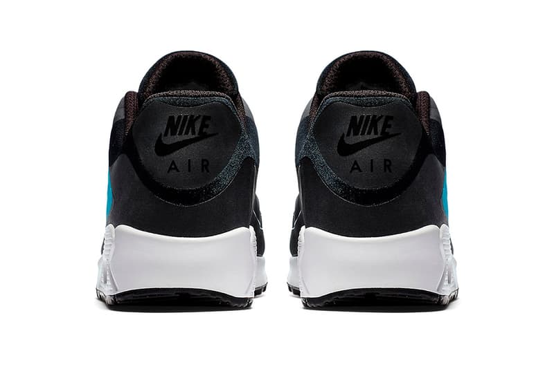 Nike Air Max 90 Big Logo Black Laser Blue Release