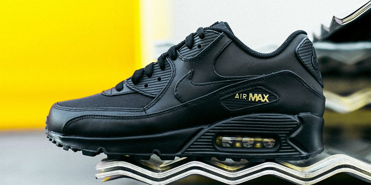 Nike Air Max 90 Black \u0026 Gold Black 