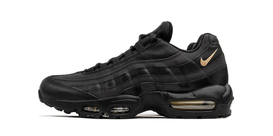 Nike Air Max 95 Premium Se In Black Gold Hypebeast Nike Air Max 95 Premium Se In Black Gold Hypebeast
