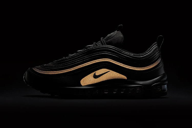 Nike Air Max 97 Gets an All-Black, Reflective Gold Look for Black Friday