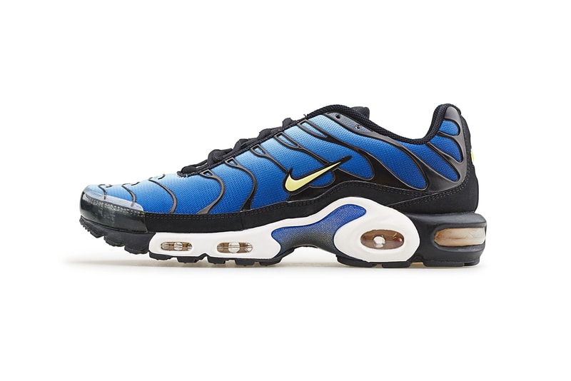 Nike Air Max Plus Tn Tuned Air Untold Story Sean McDowell designer Inspiration 1997 Running shoe details Palm tree whale