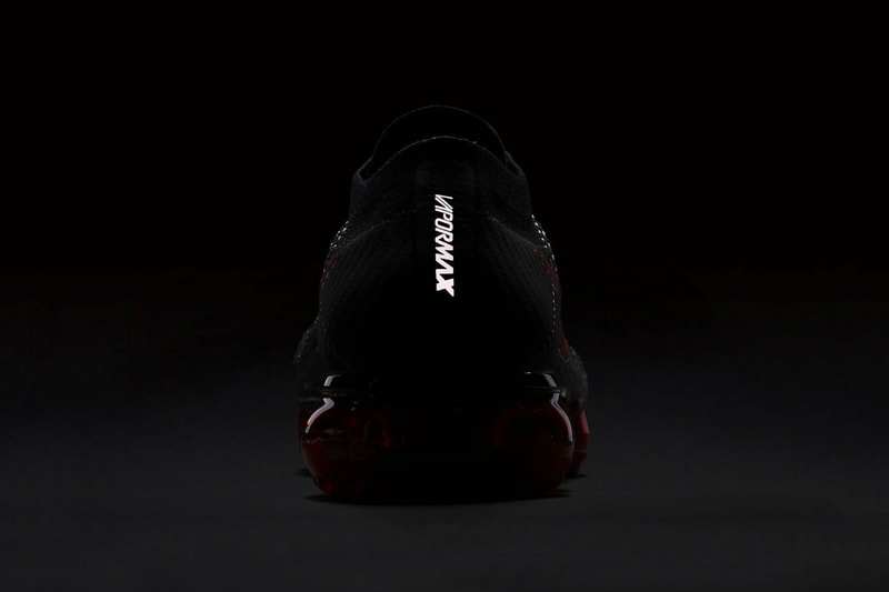 Nike Air VaporMax Flyknit Bred Black and Red