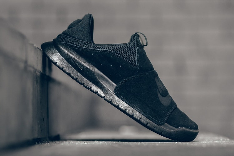 Nike's Benassi SLP Returns in A "Triple Black" Colorway