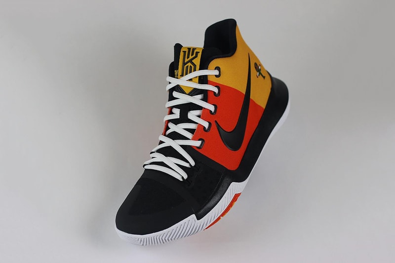 Kyrie Irving Nike Kyrie 3 Raygun PE Footwear Black Orange Yellow Roswell Rayguns Vince Carter Player Exclusive Nike SB Dunk Low