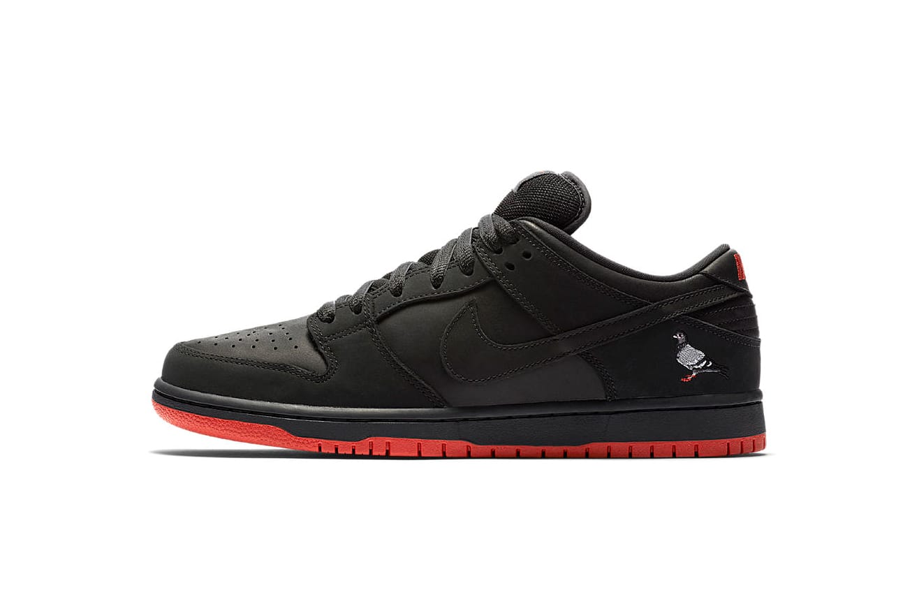 Nike SB Dunk Low Black Pigeon Official 