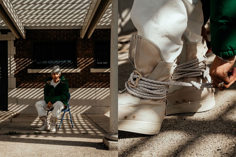 Nike SF AF1 High Rattan Tan Editorial Notre Sneakers Shoes Footwear Air Force 1
