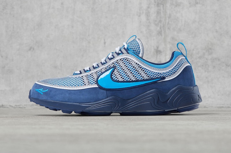 Nike Air Zoom Spiridon x Stash release date footwear blue november 10 nike.com graffiti artist