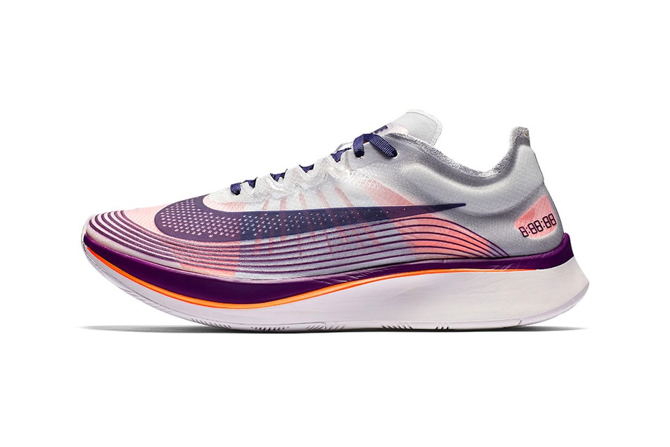 Nike Zoom Fly SP Purple & Orange Colorway |
