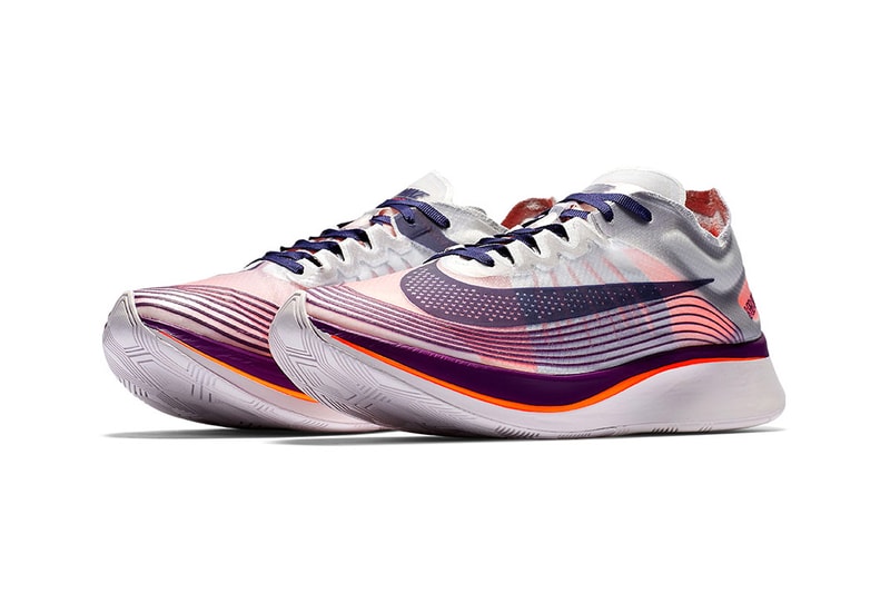 Nike Zoom Fly SP Purple Orange Colorway Release December 2017